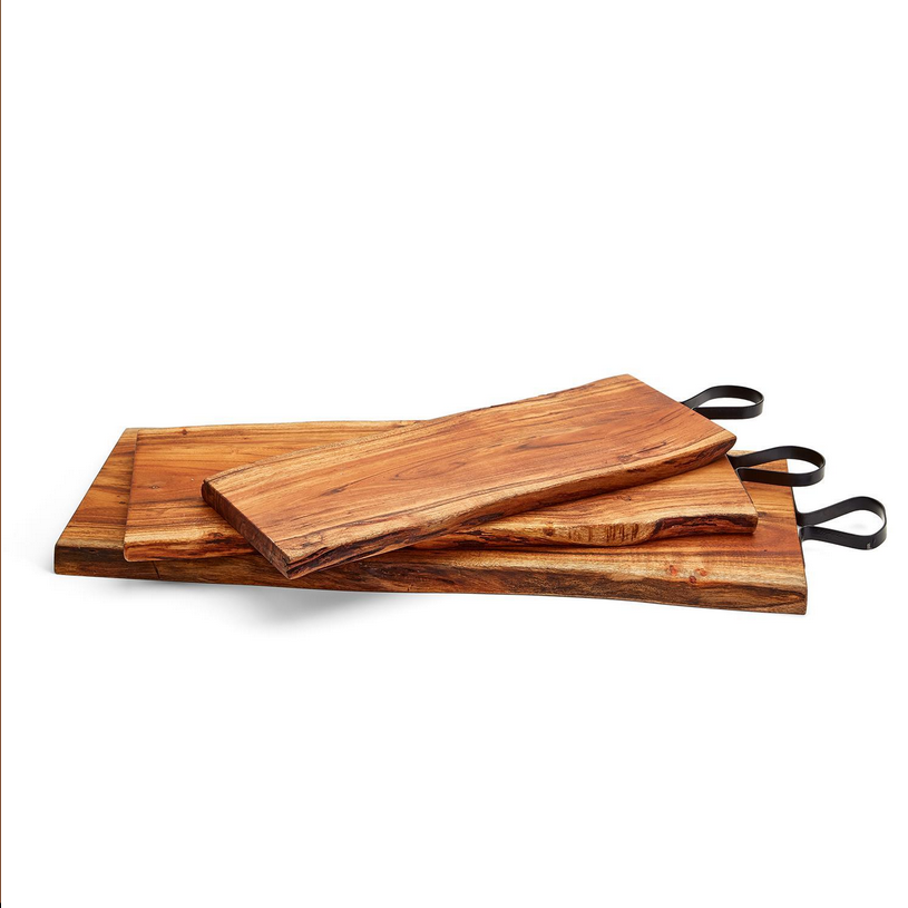 Serving Boards w/ Iron Handle Large