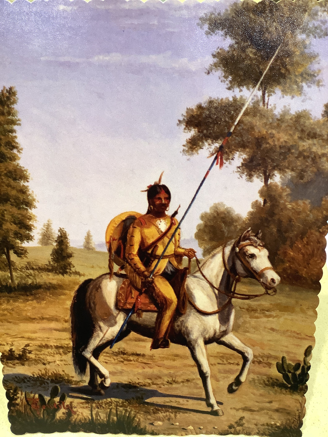 Comanche Chief Postcard